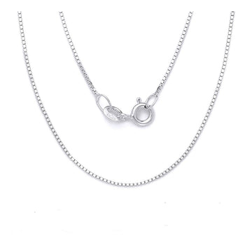 1.6MM Box Chain .925 Solid Sterling Silver Sizes 16"-30" Inch